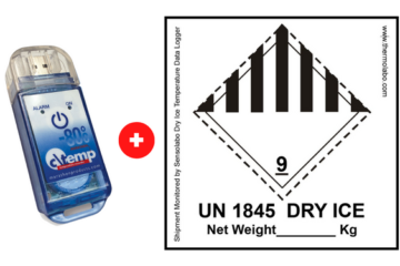 Dry Ice USB Temperature Data Logger - Sensolabo®