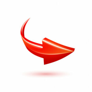 depositphotos 46706635 stock illustration curved red 3d vector arrow 1