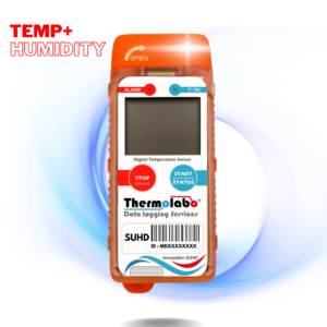 Enregistreur de température et humidité USB. Edition des rapports de température PDF + CSV. Enregistrement température et humidité RH 100 jours pour la chaîne du froid.