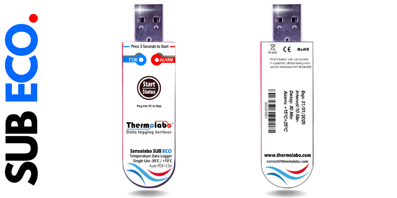 Enregistreur de données USB TEMPOD® - LabMaterials by Blanc-Labo SA