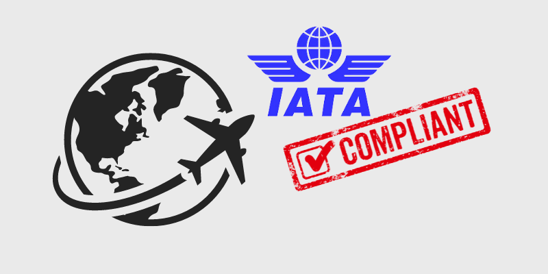 IATA Compliant 800 × 400