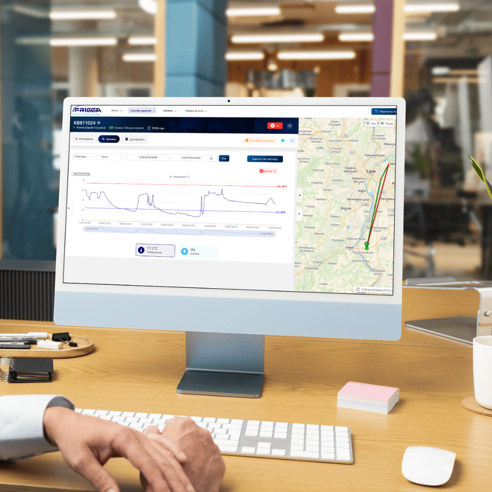 Enregistreur de Température Connecté – Alertes en Temps Réel & Géolocalisation Journalière – Image 4
