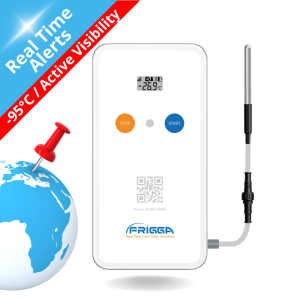 Enregistreur de Température Carboglace -95°C – Alertes en Temps Réel & Géolocalisation Journalière