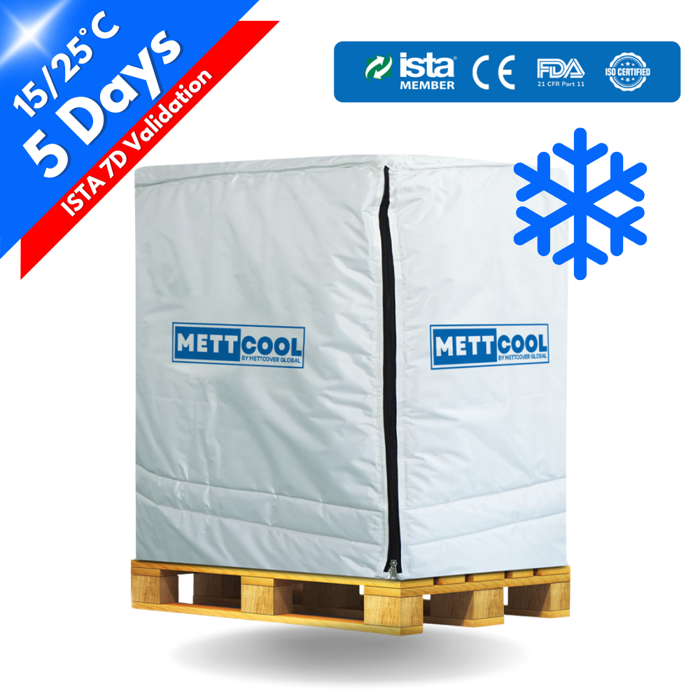 THERMO-ACTIVE PALLET COVER | METTCOOL PCM